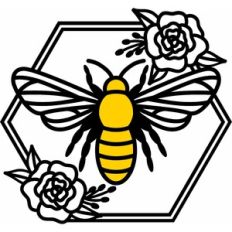 Bee With Flower
