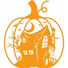Haunted House Pumpkin