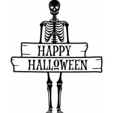 Skeleton Happy Halloween