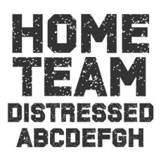 BFC Home Team Distressed Sports Font