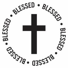 Blessed Cross Word Circle
