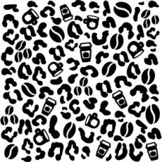 Pumpkin Spice Latte Leopard Print