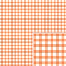 Orange Plaid Pattern
