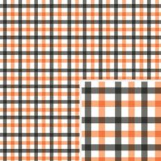 Halloween Plaid Pattern