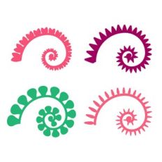 Rolled Flowers, 3D Paper Flower Template