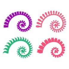 Rolled Flowers, 3D Paper Flower Template