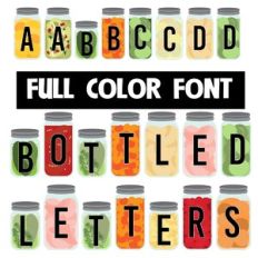 Bottled Letters Color Font