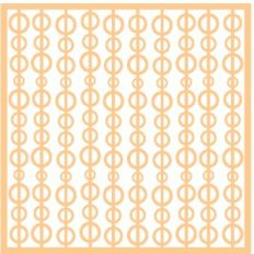 circle stripe template / mask / stencil