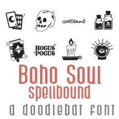 Boho Soul Spellbound Doodlebat Font