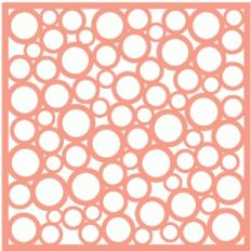bubbles mask / template / background / stencil