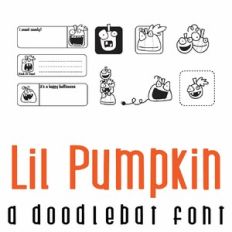 Lil Pumpkin Doodlebat Font