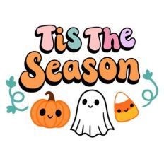 Tis The Season Retro Halloween Sign