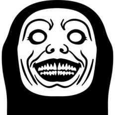 halloween scary face