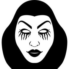halloween scary face