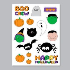 Boo Crew Sticker Sheet