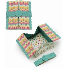 3-d samantha walker scalloped box card