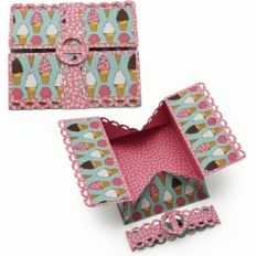 3-d samantha walker open scalloped box card