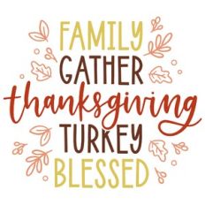 Thanksgiving Words Leaves