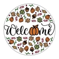 Welcome Fall Pattern Round