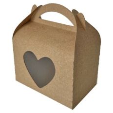 Round Handled Gable Box with Heart Window