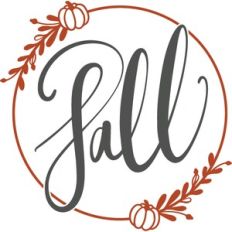 fall foliage frame