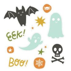 Spooky Sticker Set