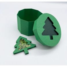 Christmas Tree Shaker Box