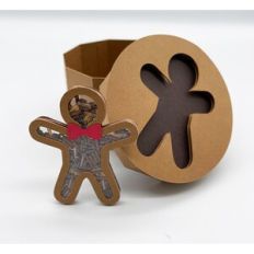 Ginger Bread Man Shaker Box