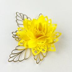 LACY FLOWER 90 WITH LEAF