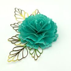 LACY FLOWER 91 WITH LEAF