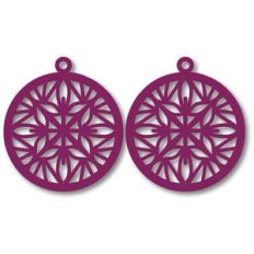 mandala earrings 2