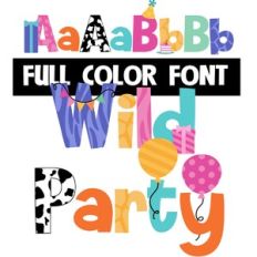 Wild Party Color Font