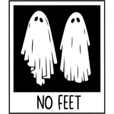 No Feet Polaroid Picture