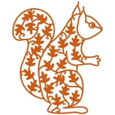Squirrel with Oak Leaves