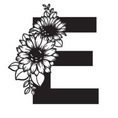 E Sunflower Letter