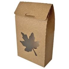 Coffee Box with Leaf Window