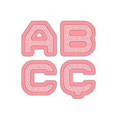 Marquee Alphabet A B C Ç