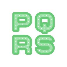 Marquee Alphabet P Q R S