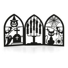 Halloween Scene Candelabra