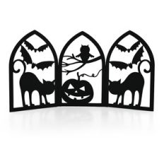 Halloween Scene Pumpkin
