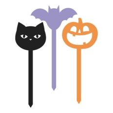Halloween Picks - Cat, Pumpkin, Bat