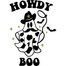Howdy Boo Cowboy Ghost