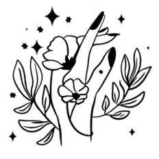 Magic Hands with Flowers