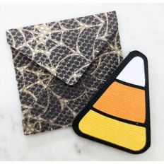candy corn card and envelope