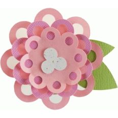 layered dot flower