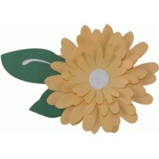 layered whimsy flower - daisy