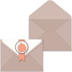 Env A6 Pumpkin Disc Flap