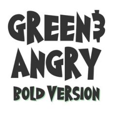 BFC Green and Angry Bold Version Christmas Font