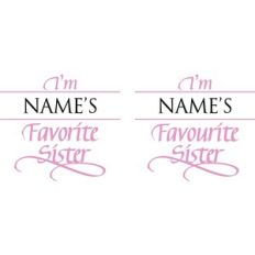 Favorite – Favourite Sister