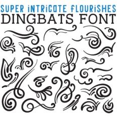 Super Intricate Flourishes Dingbats